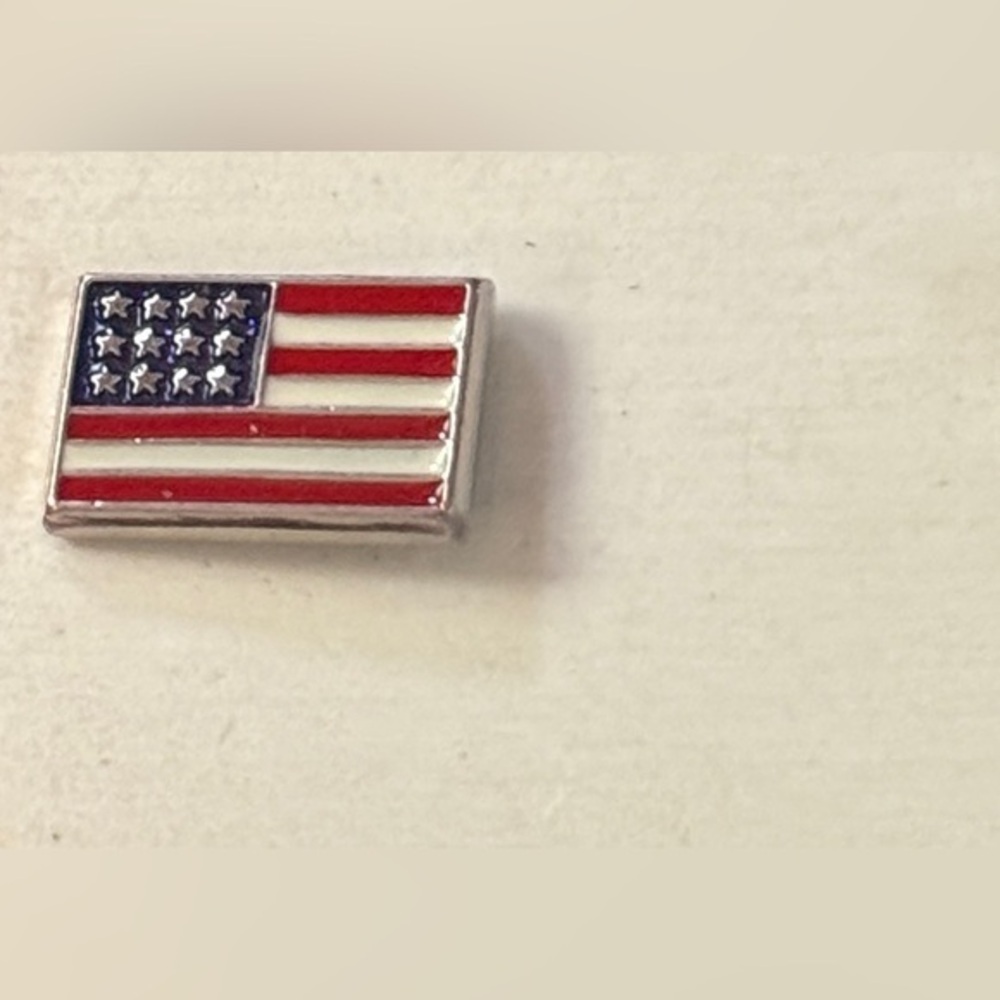 Patriotic American Flag Lapel Pin